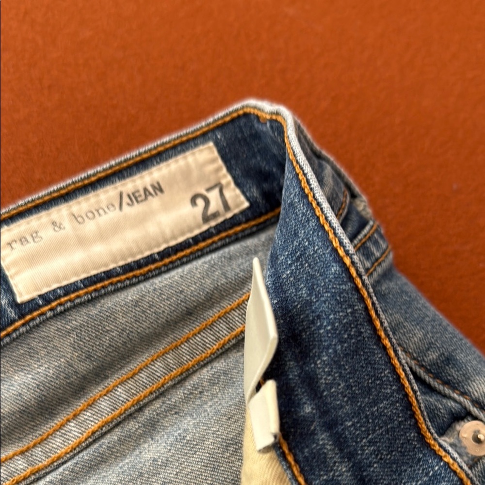 Rag & Bone Blue Vintage Wash Jeans